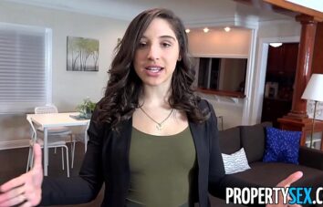 PropertySex – College student fucks hot ass real estate agent