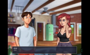 Summertime Saga ep 85 - Encontrei a Ruiva Batendo Siririca