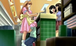 Young Step Brother Touching her Step Sister in Public! Uncensored Hentai [Subtitled]