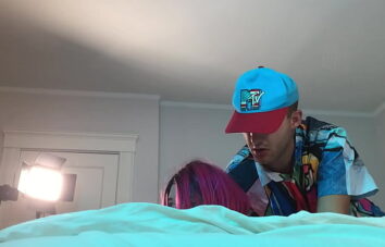 Artist Fucks Trans in Chastity