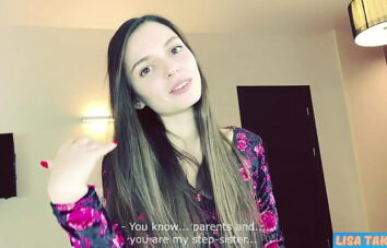 I Let My Virgin Step Brother Creampie Me On His 18th Birthday – Lisa Takami