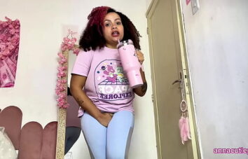 Pee Desperation Accident Turns Into Pussy Play with Vibrator