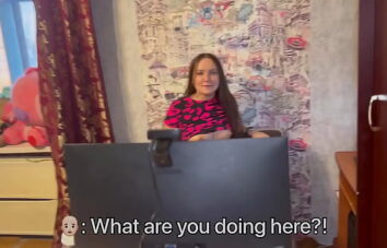 Young wife caught on working as a sex cam anal performer